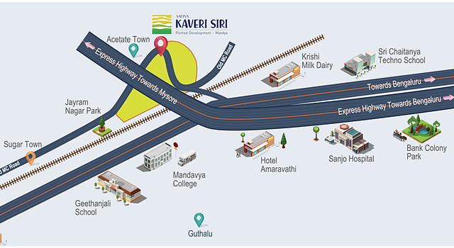 Kaveri Siri Location Map